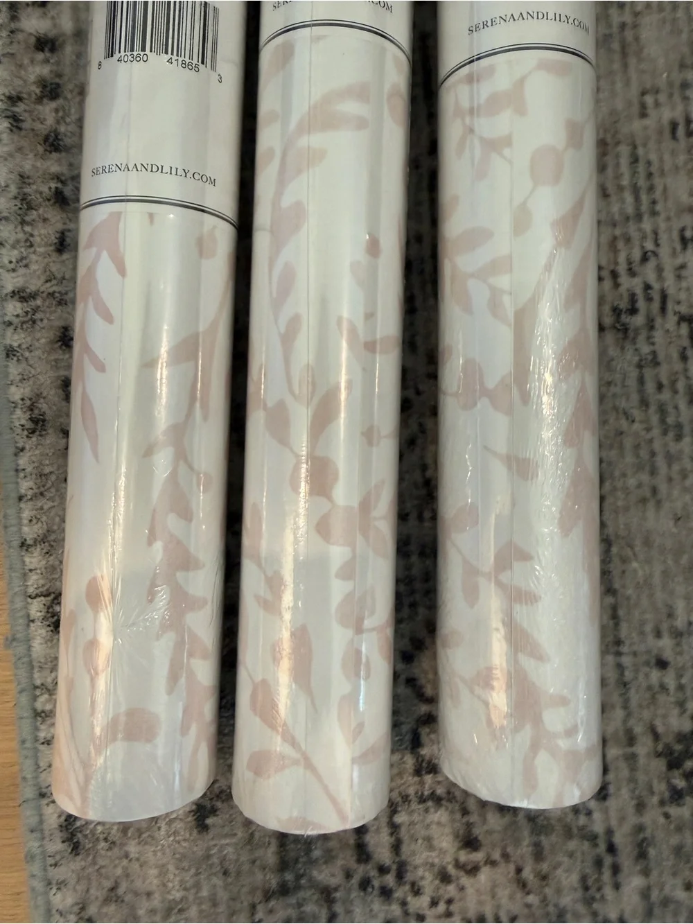 Serena and Lily Priano Sand Pink Peel and Stick 3 Rolls